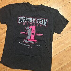 Reebok Barbells for Boobs Support Team Member T-shirt